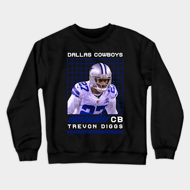 TREVON DIGGS - CB - DALLAS COWBOYS Crewneck Sweatshirt by Mudahan Muncul 2022